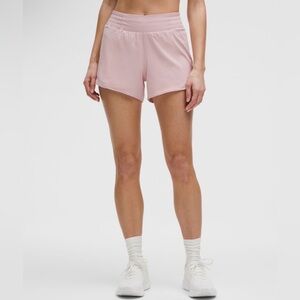 Lululemon Hottie Hit High Rise 4” Short in Pink Haze